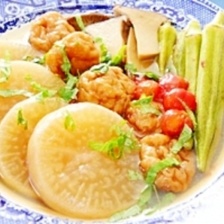 冷やしおでん始めました 大葉香る冷やしおでん レシピ 作り方 By 酔いどれんぬ 楽天レシピ